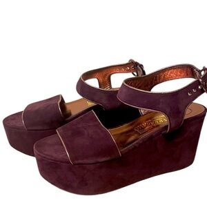 Salvatore Ferragamo suede sandals